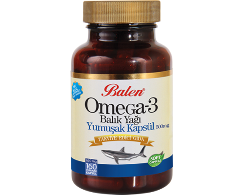 Omega 3 Balık Yağı Yumuşak Kapsül 650 mg* 160 от Balen