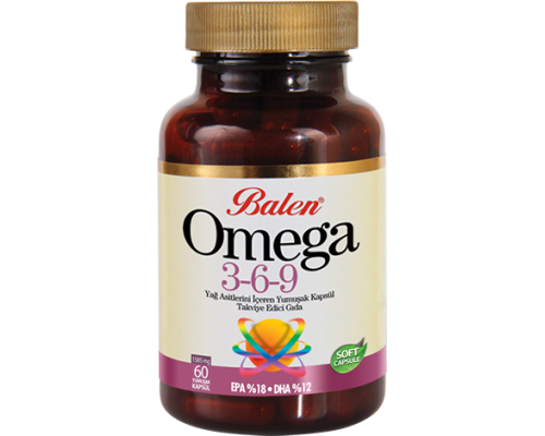 Omega 3-6-9 Yağ Asitlerini İçeren Yumuşak Kapsül от Balen