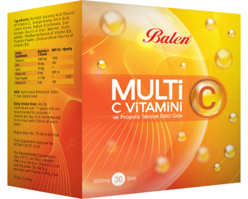 Multi-C C Vitamini ve Propolis Şase от Balen