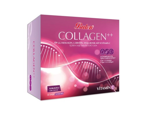 Collagen Complex++Tip 1,2,3 Kollajen,L-Ornitin,Hyal.Asit,Vitami от Balen